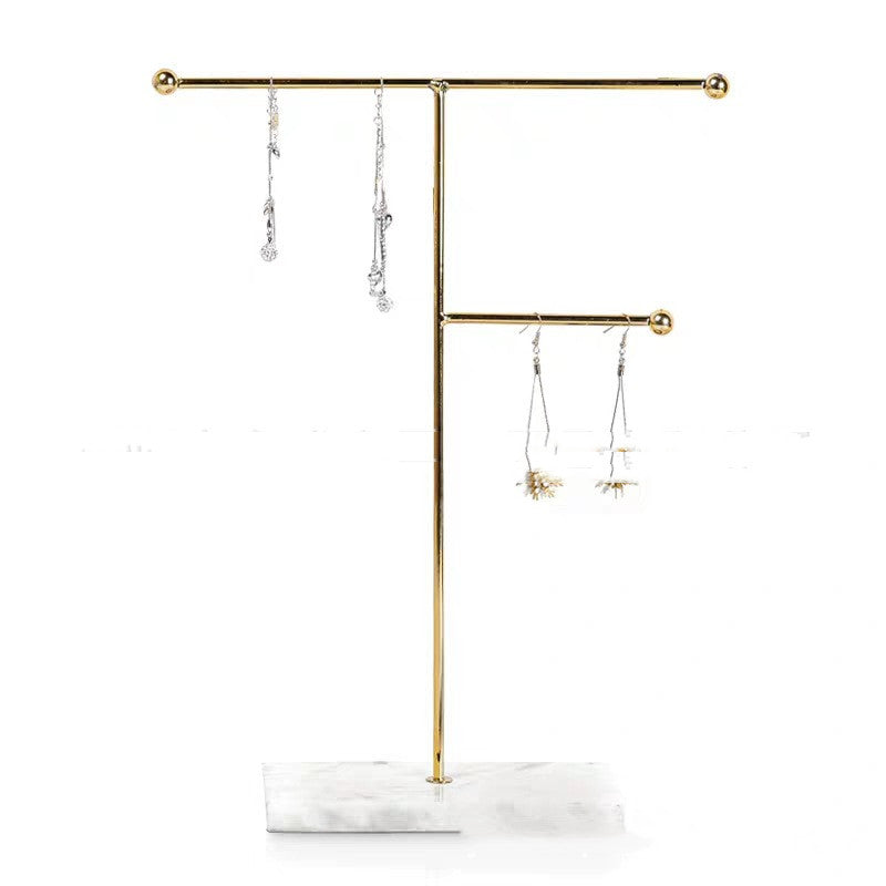 gold jewelry organizer minimalist bedroom decor