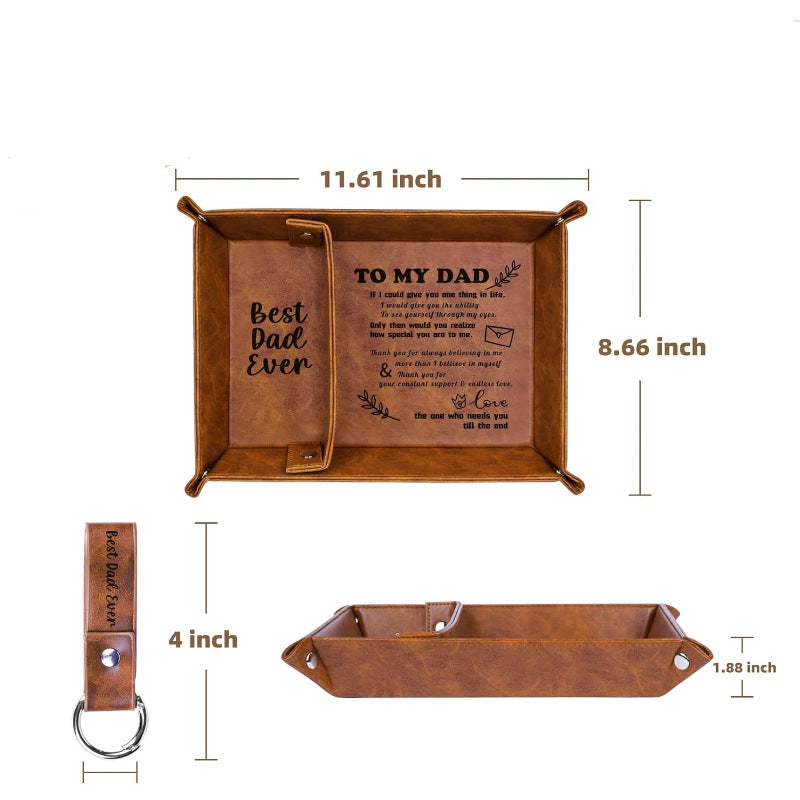 Leather Valet Tray