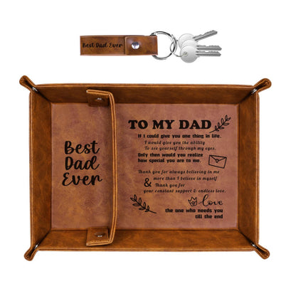 Leather Valet Tray