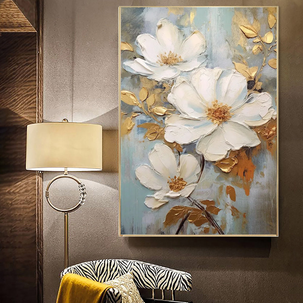 large lotus flower canvas wall art modern living room decor