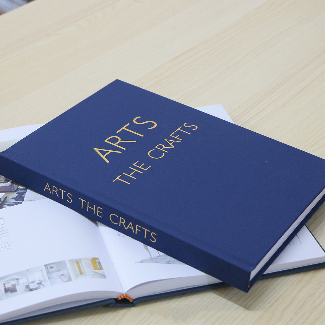 Decorative Hardcover Faux Book Stack – Reversible Luxury Decor