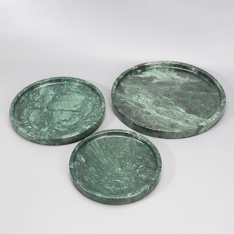 green stone tray close up texture detail