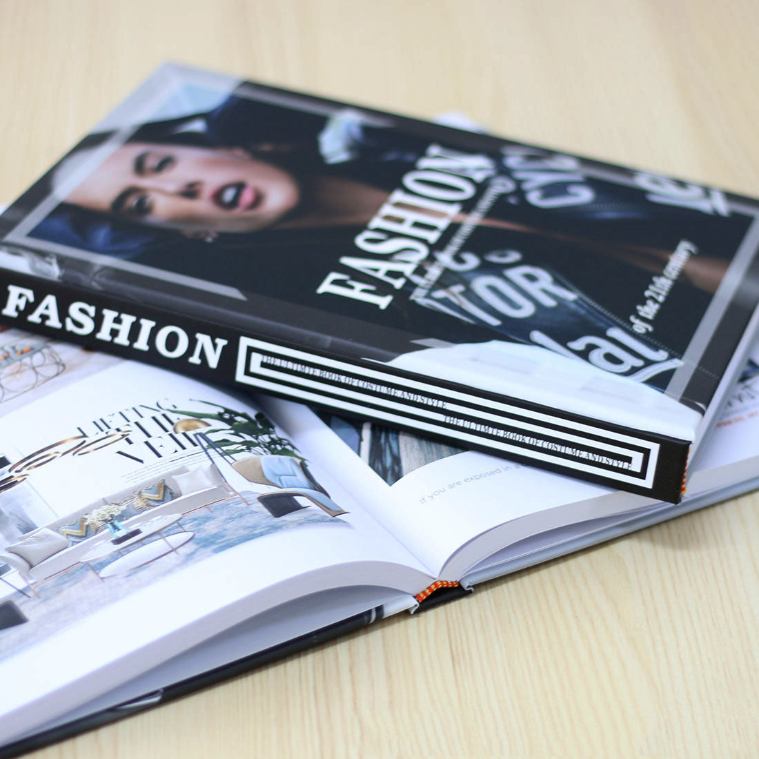 Decorative Hardcover Faux Book Stack – Reversible Luxury Decor