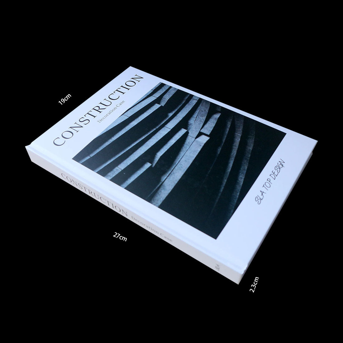 Decorative Hardcover Faux Book Stack – Reversible Luxury Decor