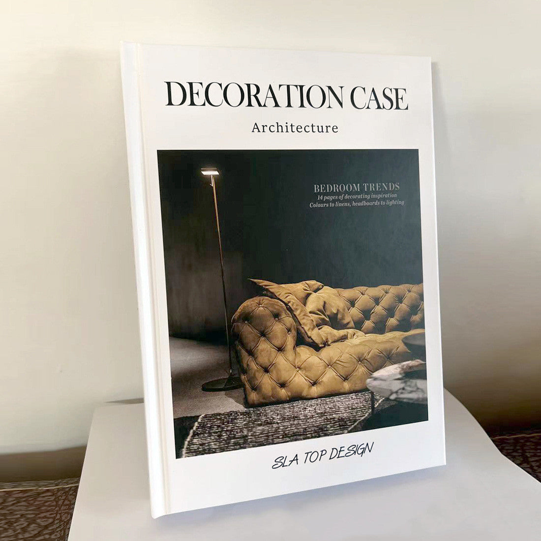 Decorative Hardcover Faux Book Stack – Reversible Luxury Decor