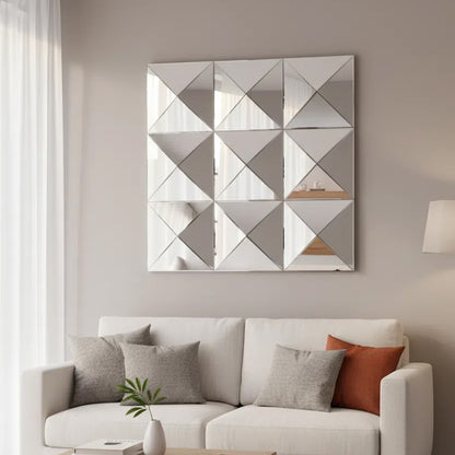 decorative 3d mirror for luxury home interior room styling