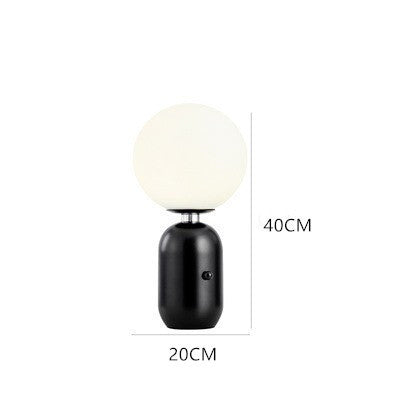modern Scandinavian bedside lamp for bedroom decor