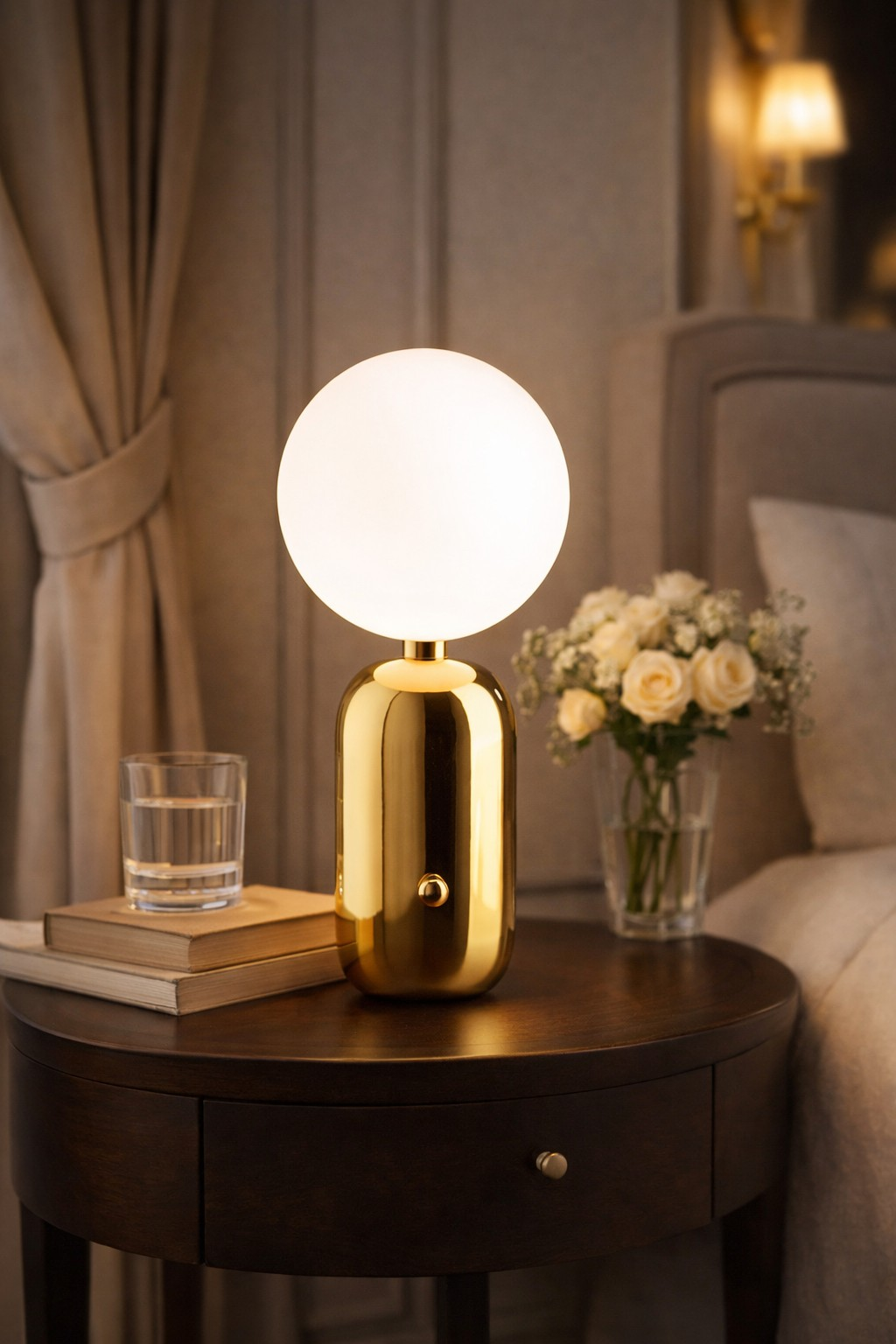 Nordic Minimalist Table Lamp – Modern Ambient Lighting