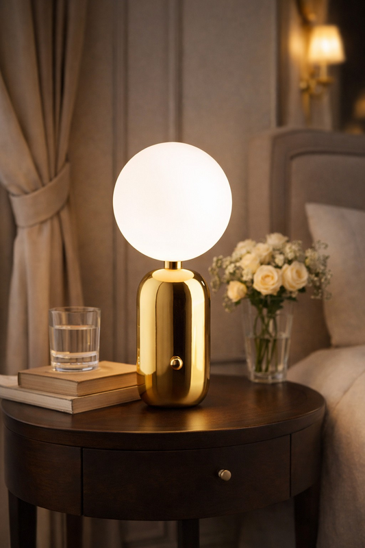 Nordic Minimalist Table Lamp – Modern Ambient Lighting